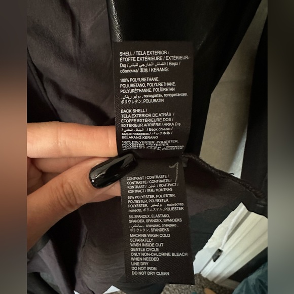 Vegan leather jacket - Picture 2 of 4